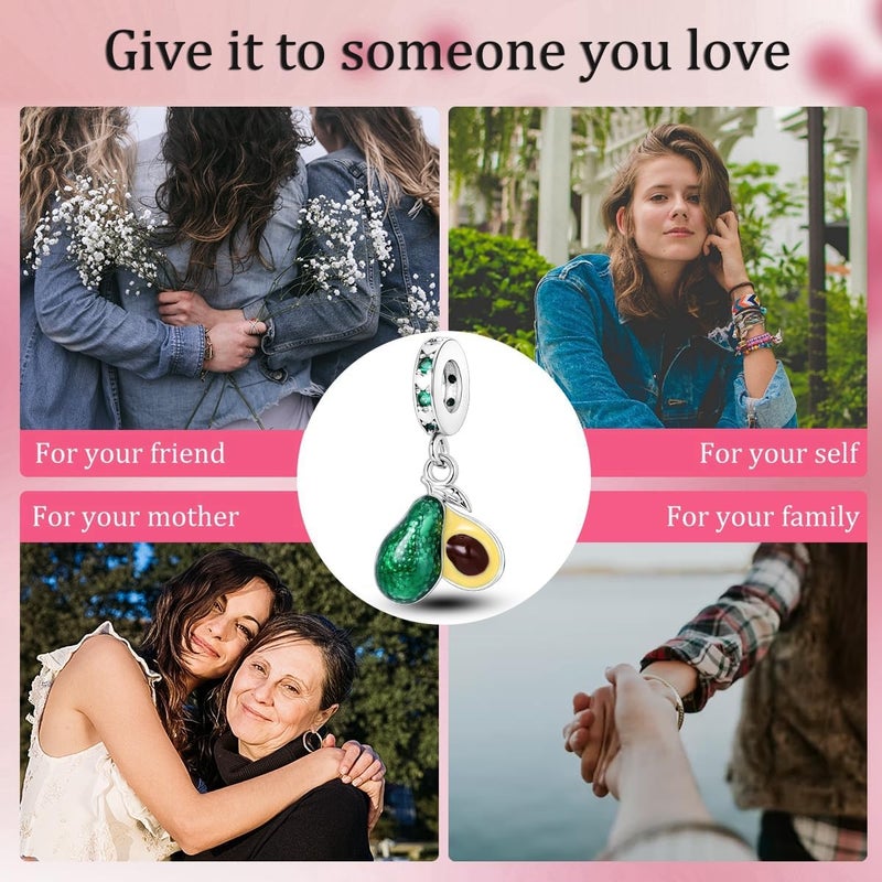 CYCUFF Store 925 Sterling Silver Charms Suitable for Charm Necklaces, Bracelet Pendants Beads Jewellery Gift for Women Family Friends - Image 5